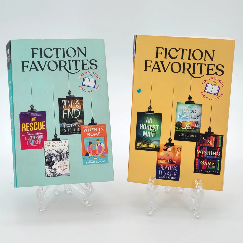 Reader's Digest‎ Fiction Favorites (2023) 8 Novels In 2 Books - Volume 396 & 394